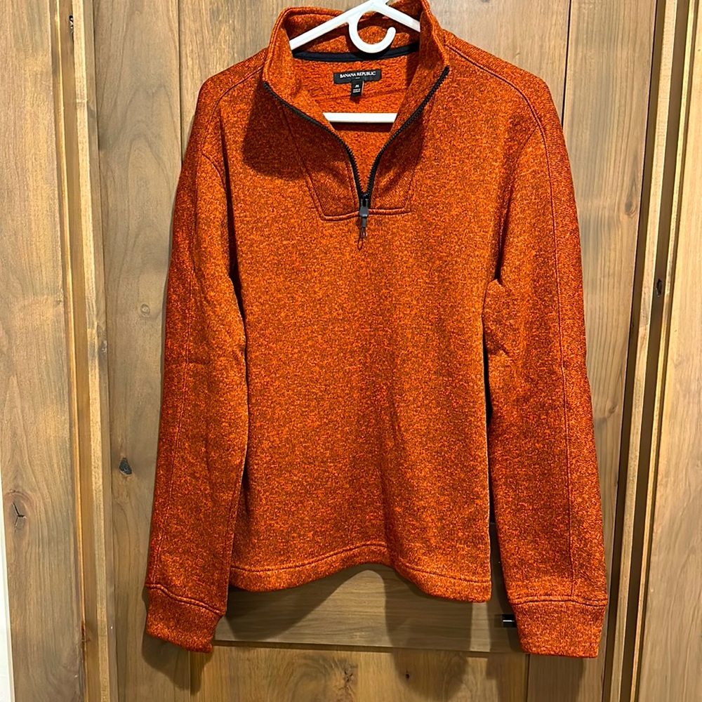 Men’s Banana Republic 1/4 Zip Pullover - Fleece Lined